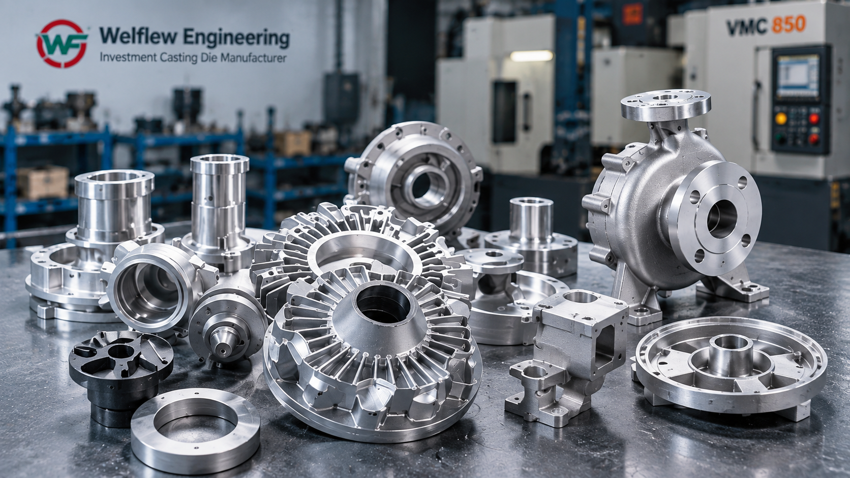 Assembly and fitting of precision investment casting die components.